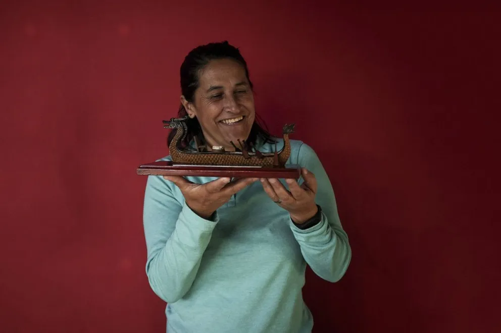 El grupo Nahuel Rosa se creó en marzo de 2018 y recién ahora podrán contar con dos botes dragón para entrenar. 