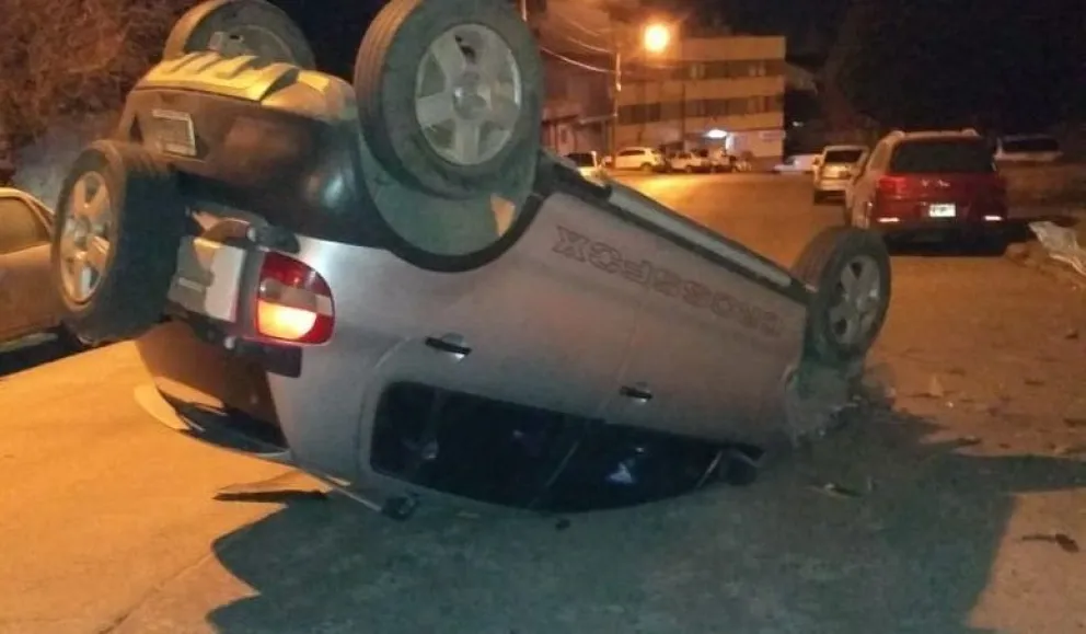 El video del impresionante vuelco en Segundo Sombra