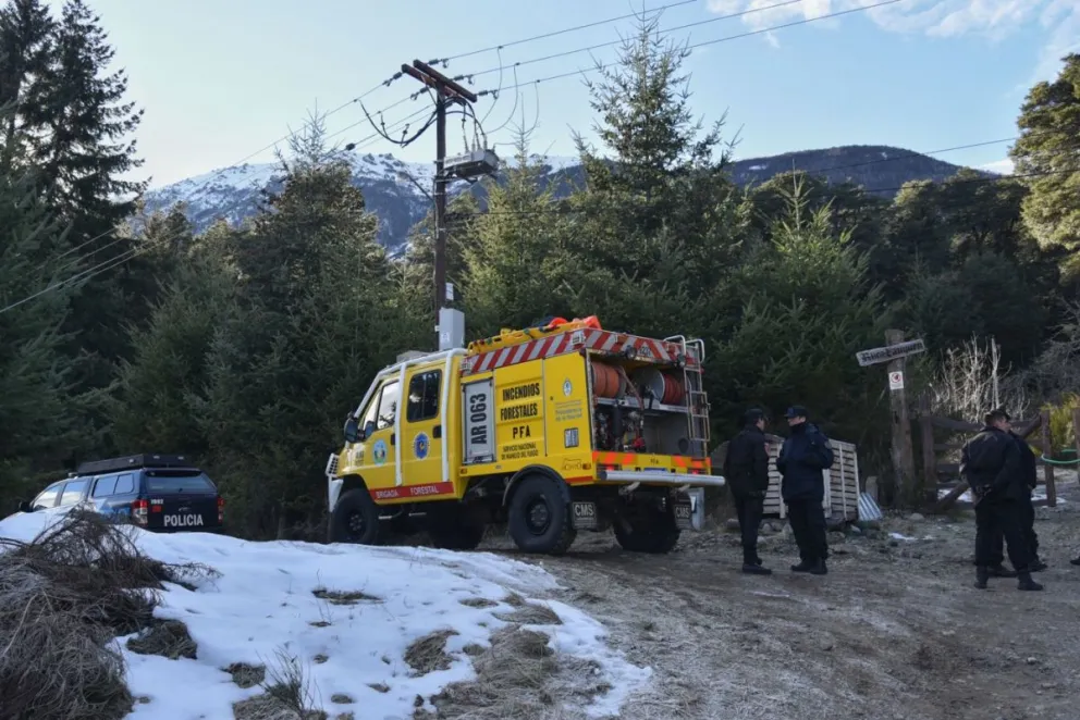 Incendio en un camping de Villa Mascardi
