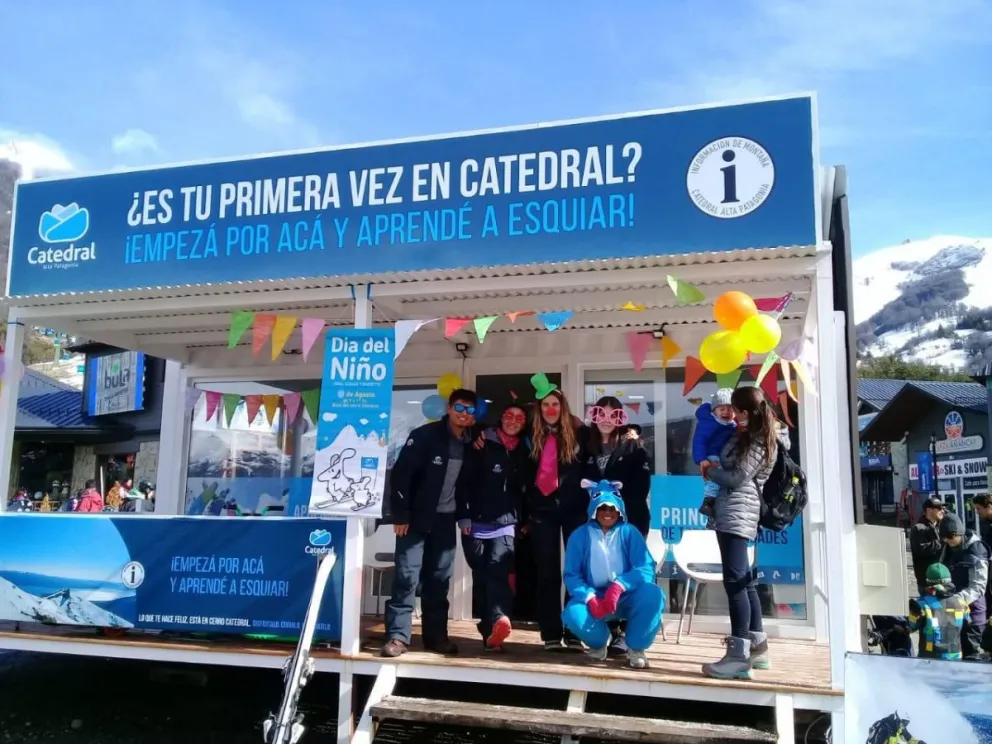 El Día del Niño se festejó en el Cerro Catedral