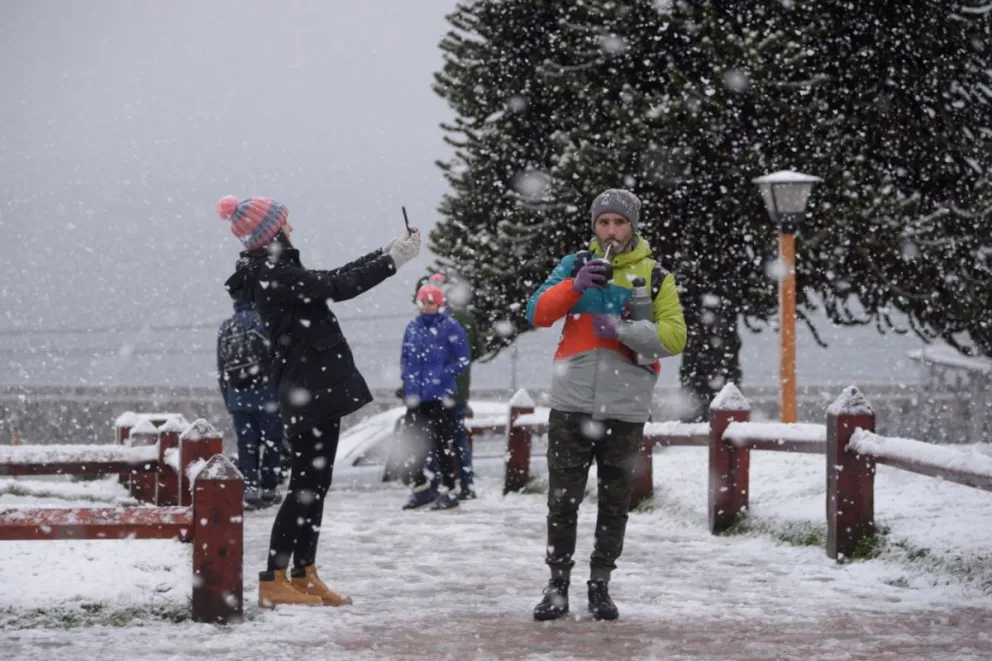 La nevada de Santa Rosa sorprendió a Bariloche