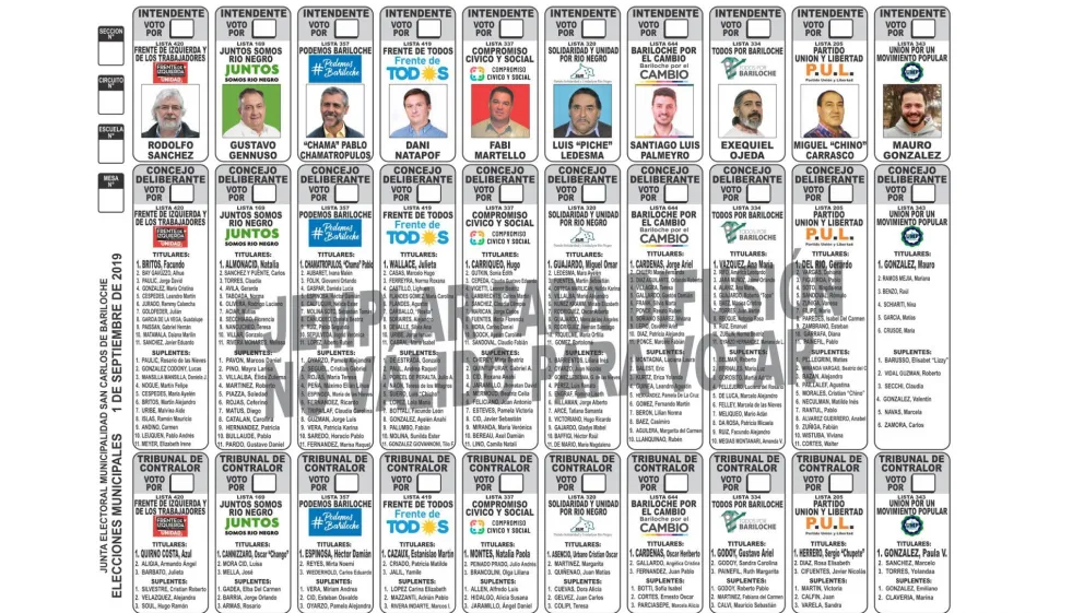 Elecciones municipales: Así será la boleta para votar este domingo