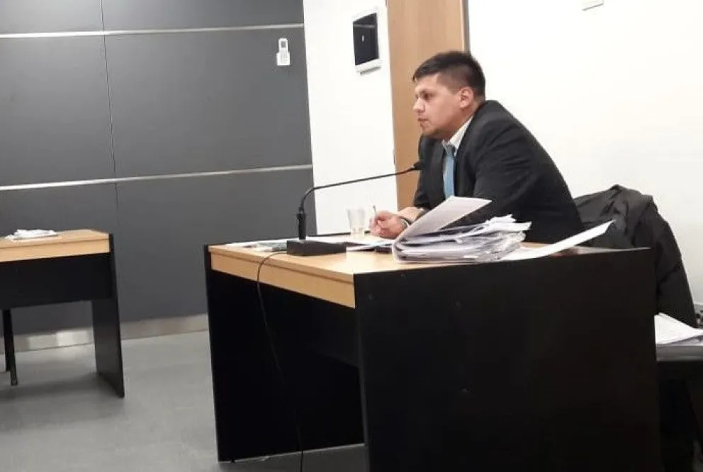 El fiscal adjunto Marcos Sosa Lukman