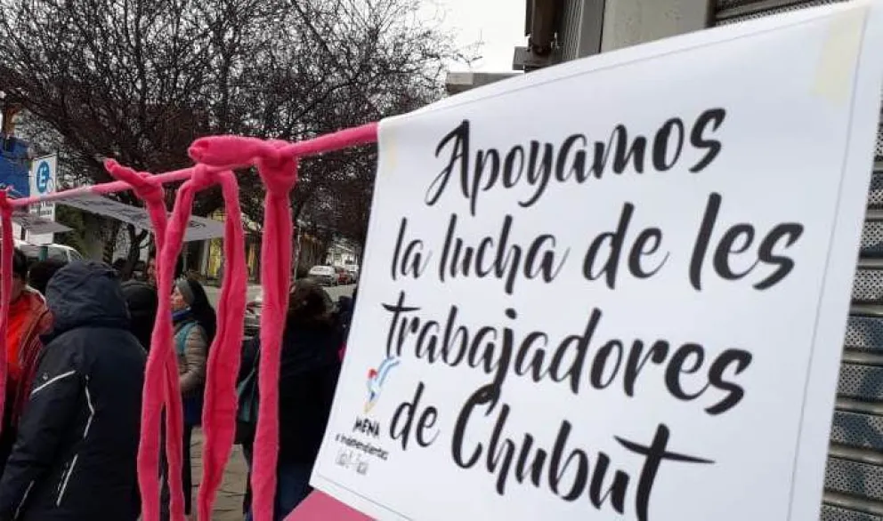 El paro nacional docente por la represión en Chubut tuvo una alta adhesión en Río Negro