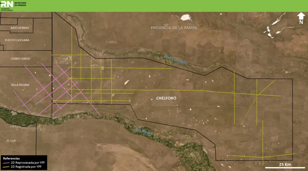 Río Negro autorizó a YPF para que siga con las tareas exploratorias en Chelforó