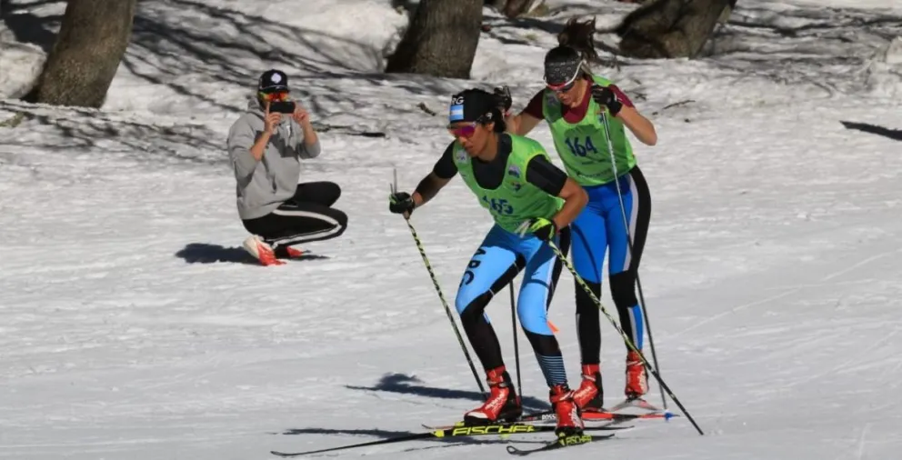 Cecilia Domínguez está brillando en Chapelco.