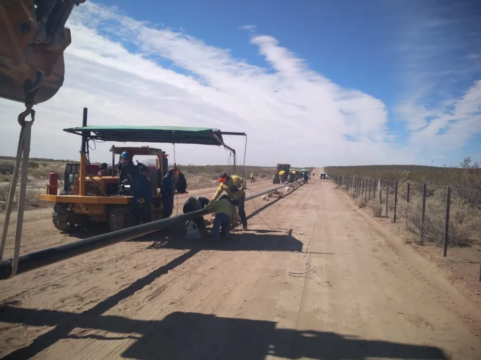 El gasoducto de la Región Sur está en plena ejecución de sus cuatro tramos