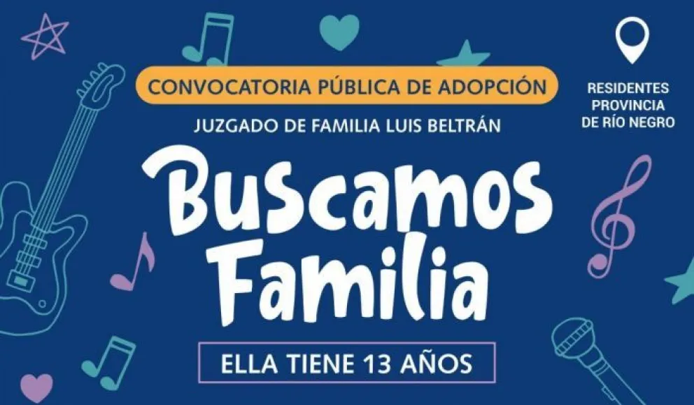 Buscan una familia para una adolescente de 13 años