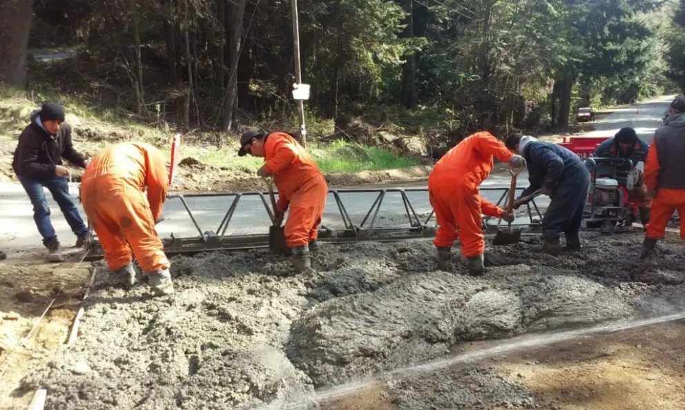 Avanzan los trabajos en los ingresos a Colonia Suiza