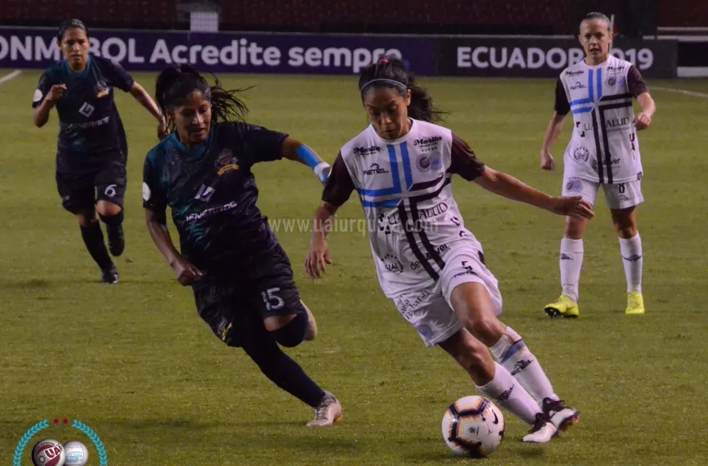 Miriam sumó su tercer partido en la Copa en Quito.
