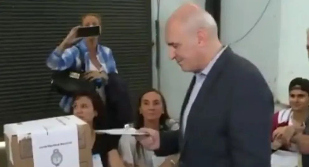 Votó José Luis Espert: "La gente ha comprado la grieta"