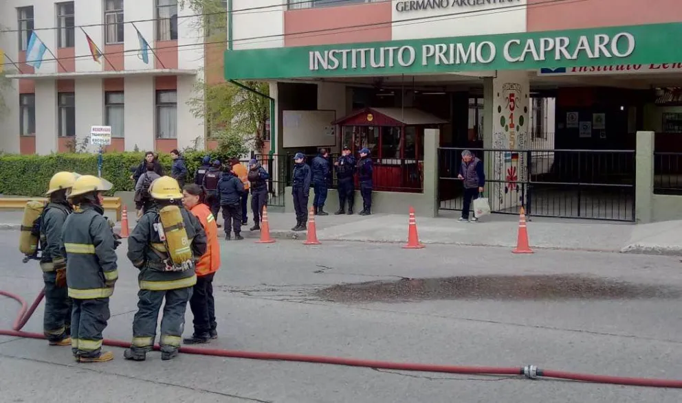 Amenaza de bomba en el Instituto Primo Capraro