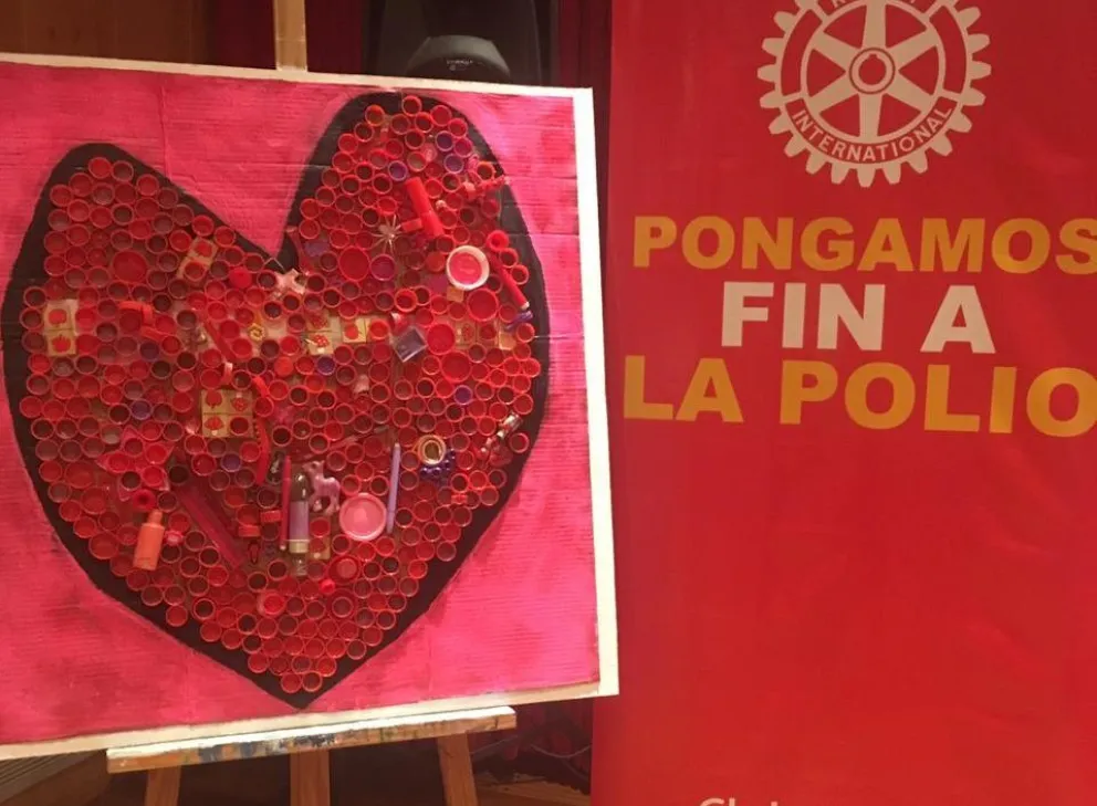 Una subasta para ayudar: Rotary y el colegio San Esteban, contra la poliomielitis