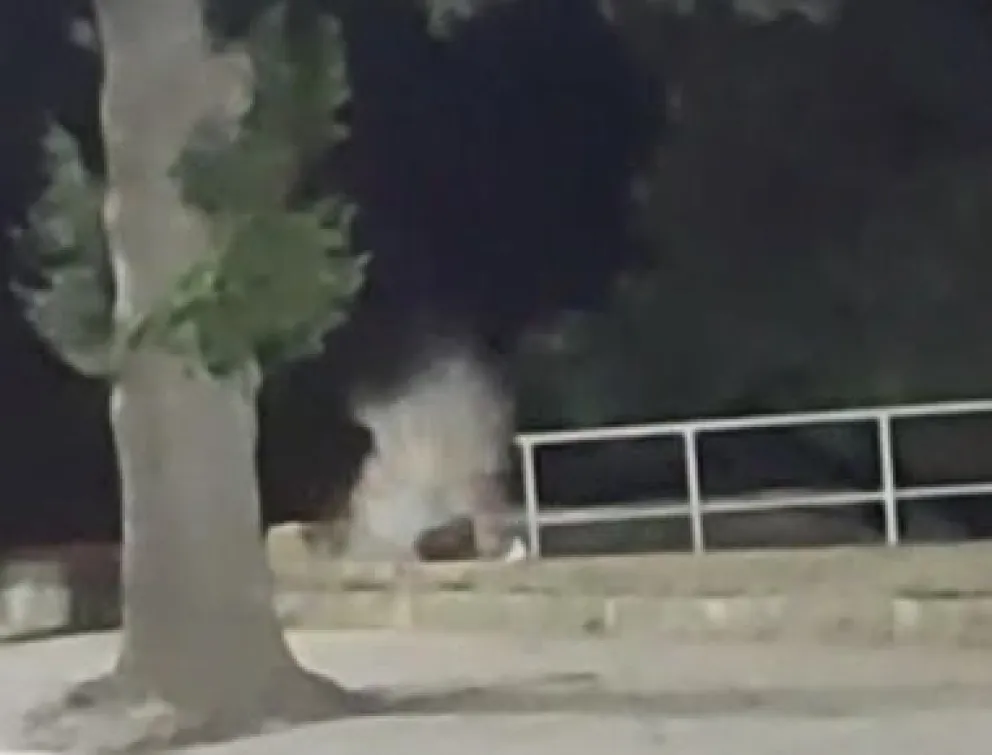 Mirá el video de la detonación del paquete sospechoso