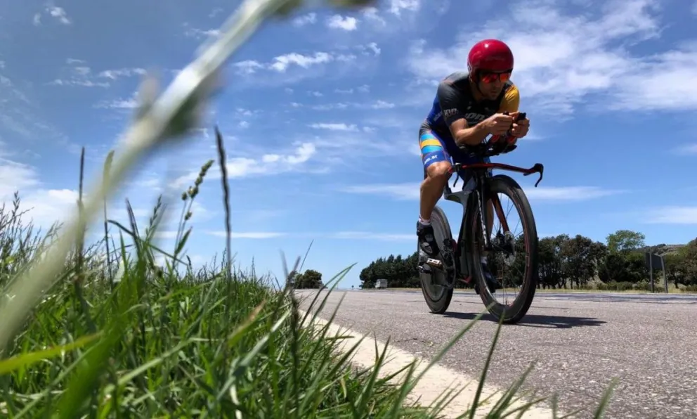 Guillermo García, entrenando y dejando todo listo para otro Ironman.