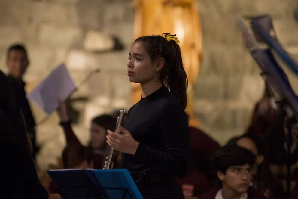 Orquestas juveniles se presentaron en la iglesia Catedral