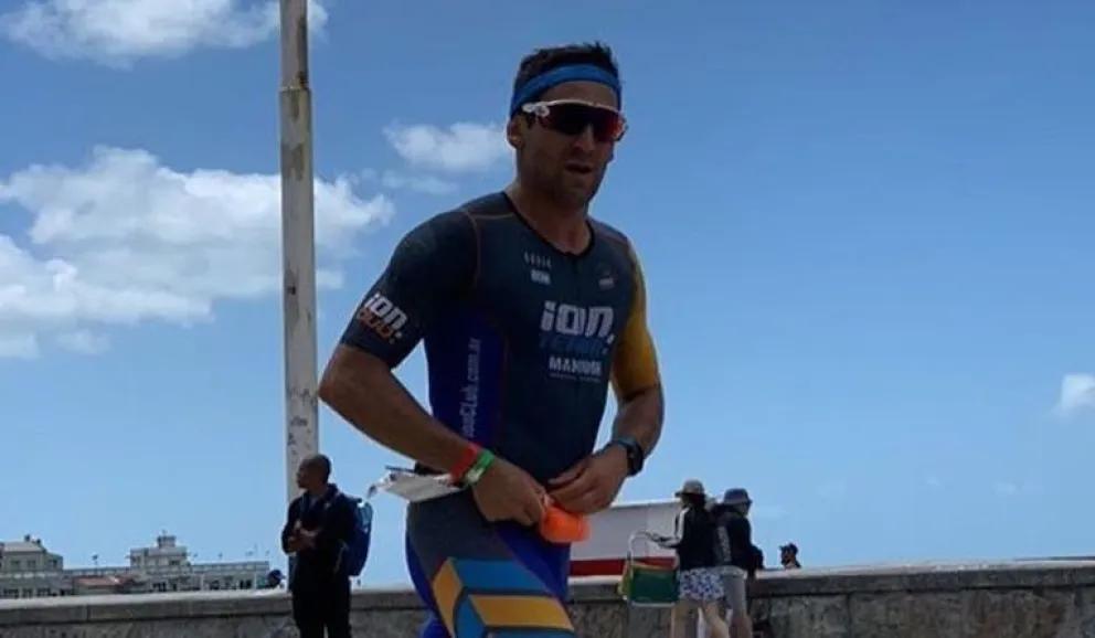 Guillermo en el running. Otro top ten internacional en su división.