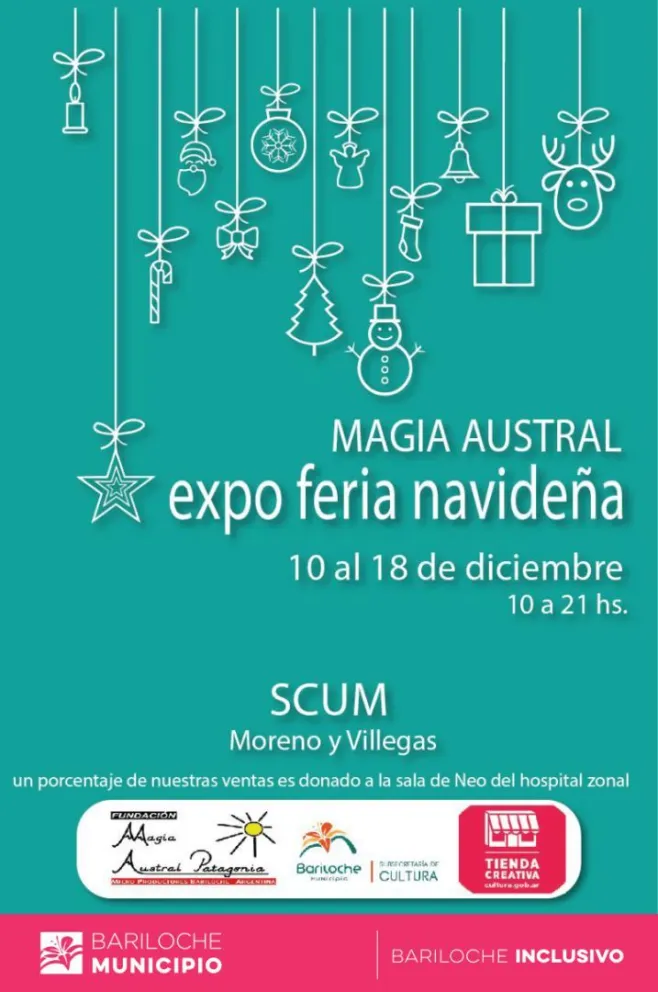 Arranca la feria navideña del grupo emprendedor “Magia Austral Patagonia”