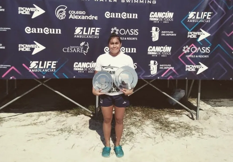 Mayte, llena de premios y alegrías. Ganó una final Mundial.