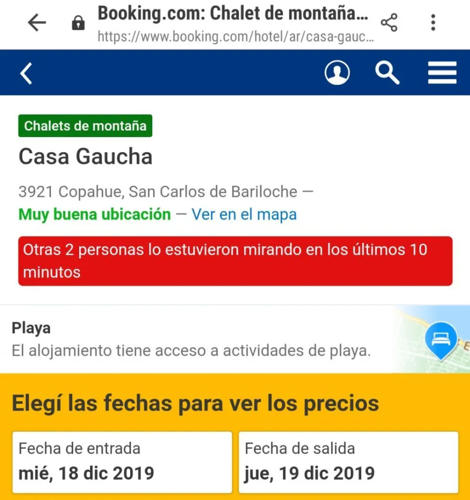 Nueva denuncia por una publicación de falso alojamiento informal