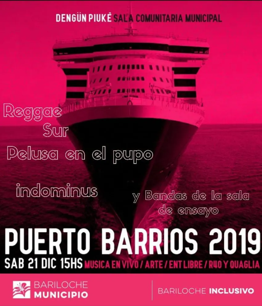 La sala de ensayo comunitaria “Dengün Piuke” cierra el año a puro rock