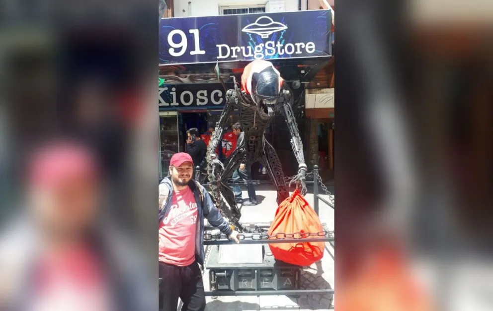 Cris 20: El autor del Alien en Bariloche