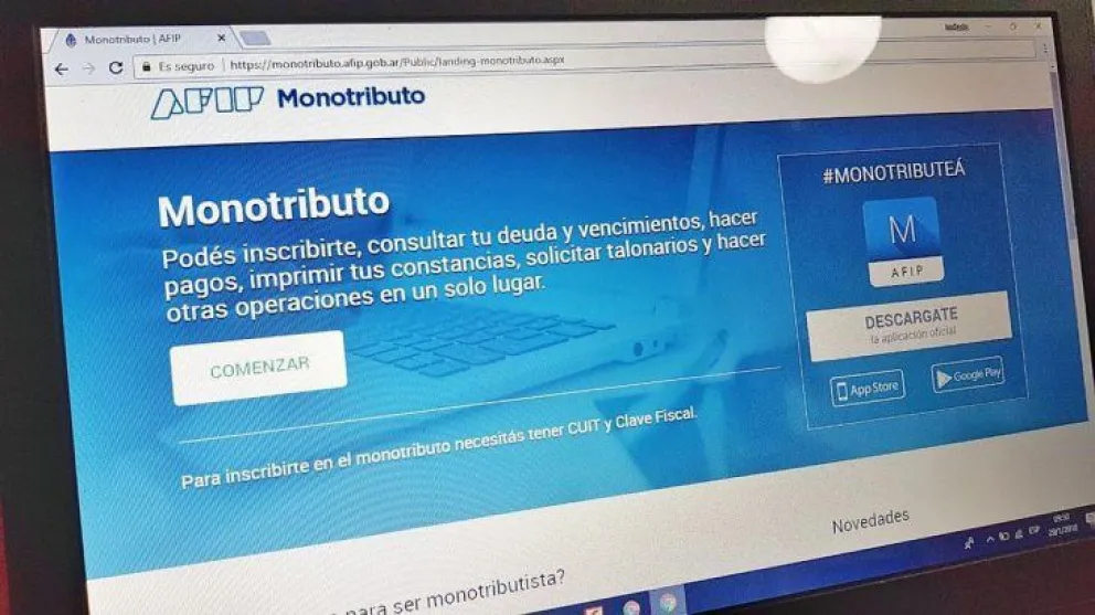 Monotributo: cómo es la nueva escala de valores 2020