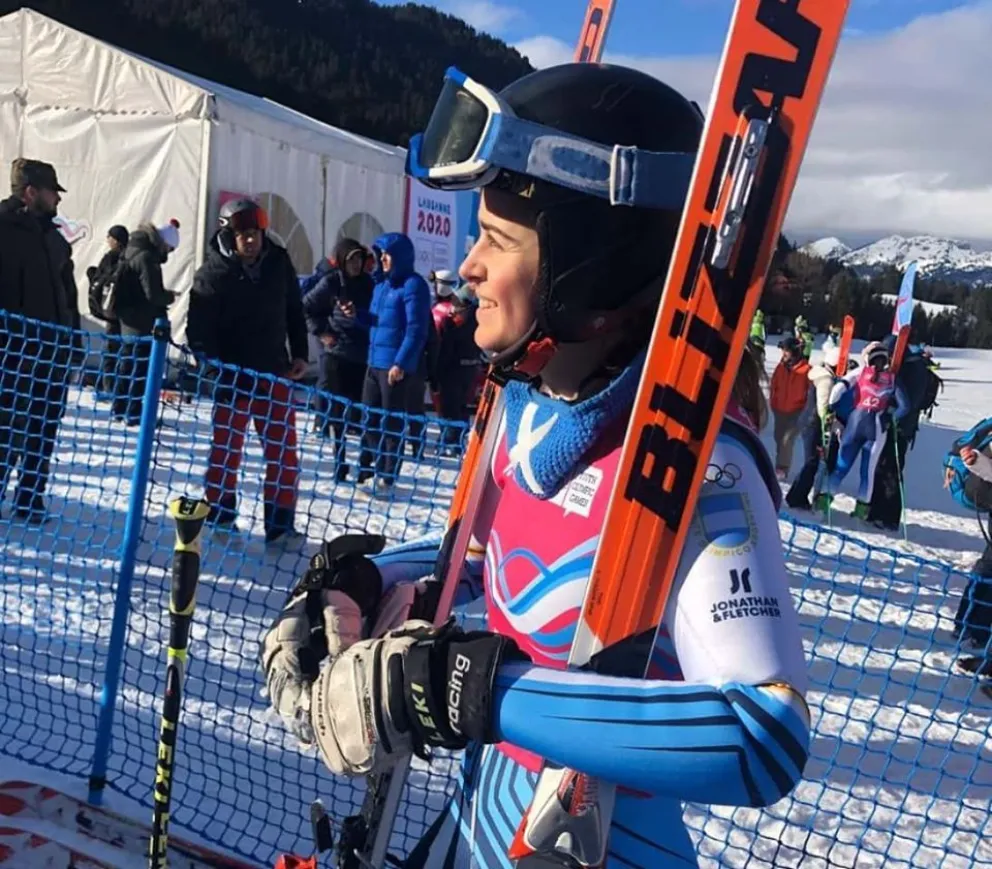Sofía quedó en el puesto 27 en el slalom combinado.