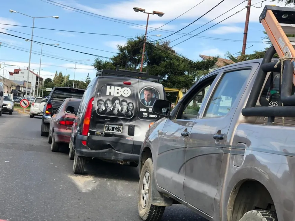 Cuádruple choque en el puente del Ñireco