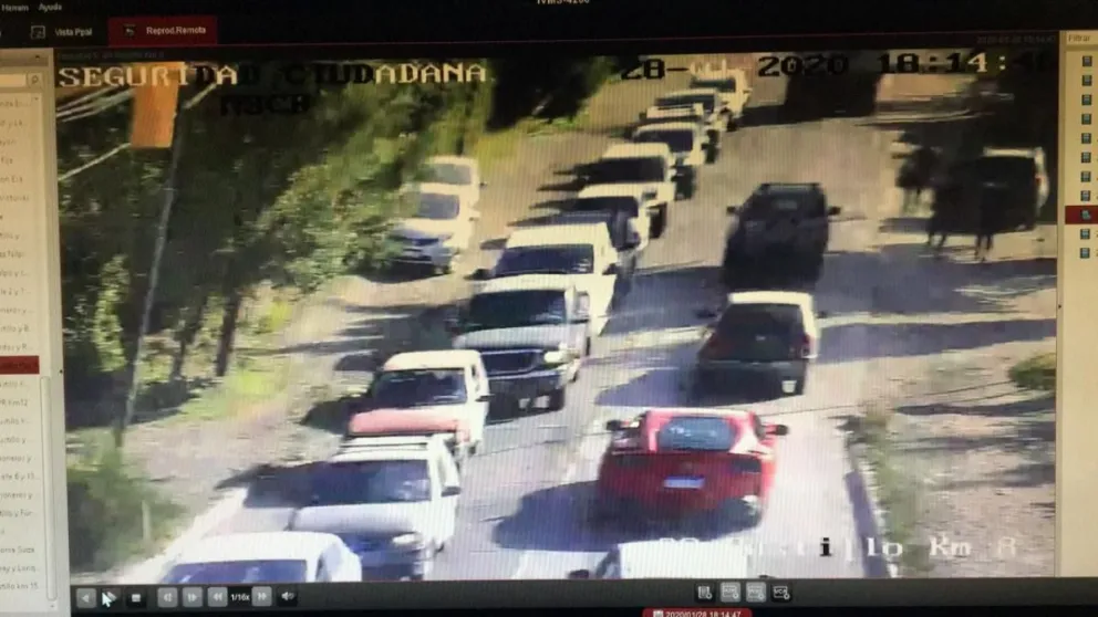 Notifoto: Carreras y picadas en avenida Bustillo
