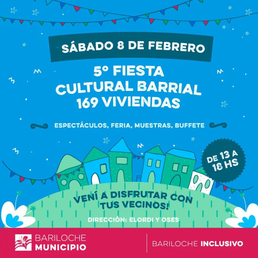 Este fin de semana se vivirá una gran fiesta en el barrio 169 viviendas