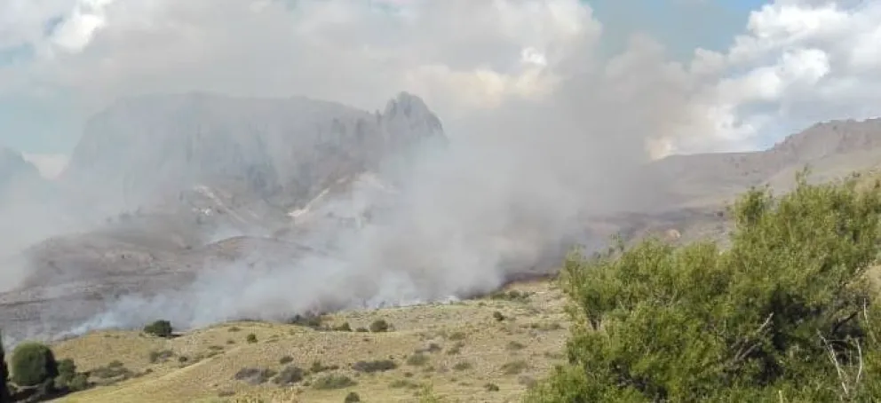 Un incendio cerca de Villa Llanquín consumió unas 200 hectáreas