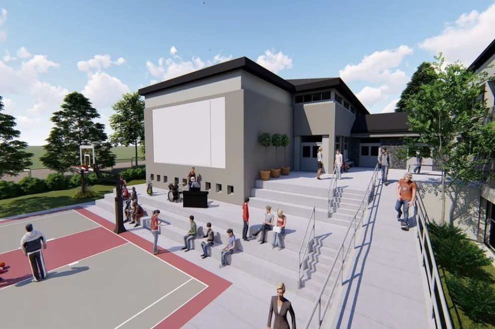 Licitan la construcción de un SUM para el Colegio Ángel Gallardo