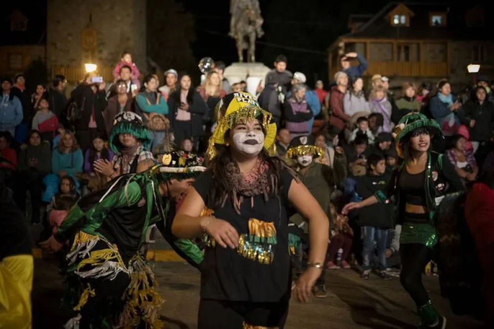 Bariloche se llena de espíritu carnavalero