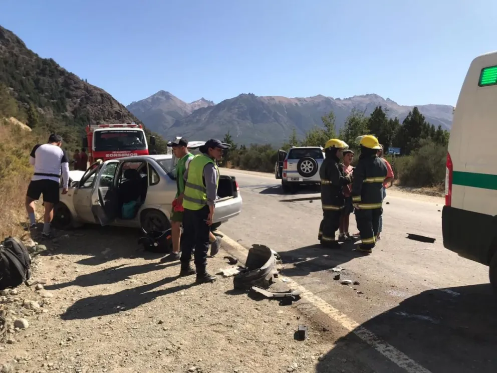 Choque y demoras en Ruta 40