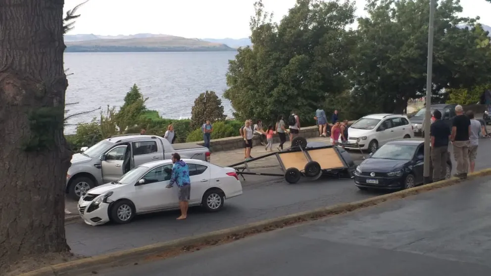 Accidente en costanera y caos en el tránsito