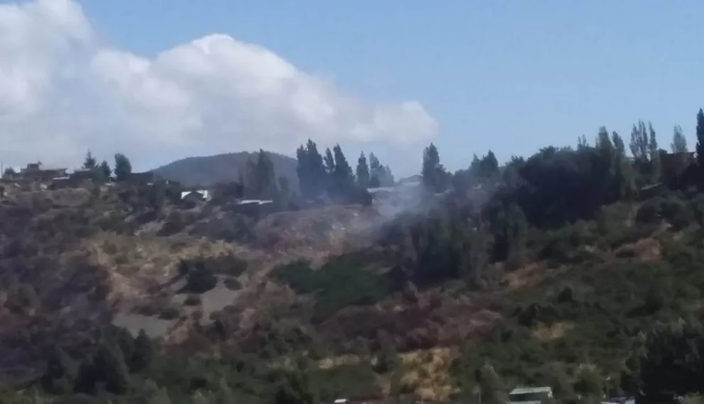 Nuevo incendio en la barda del barrio Arrayanes