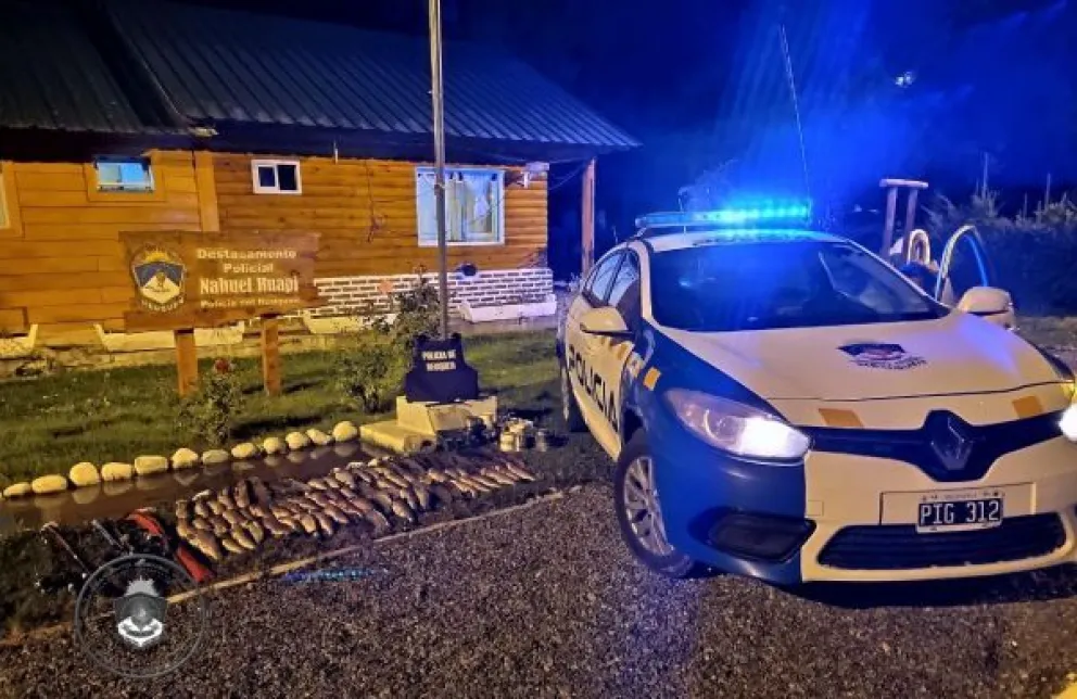 Pesca furtiva: Incautaron 59 truchas en dos operativos