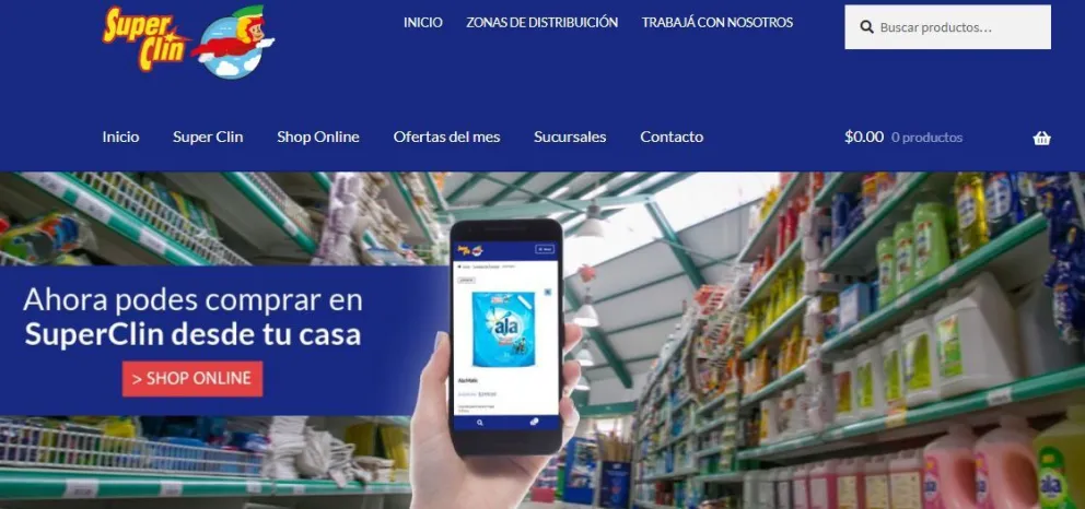 SuperClin implementa compras por internet para evitar la circulación