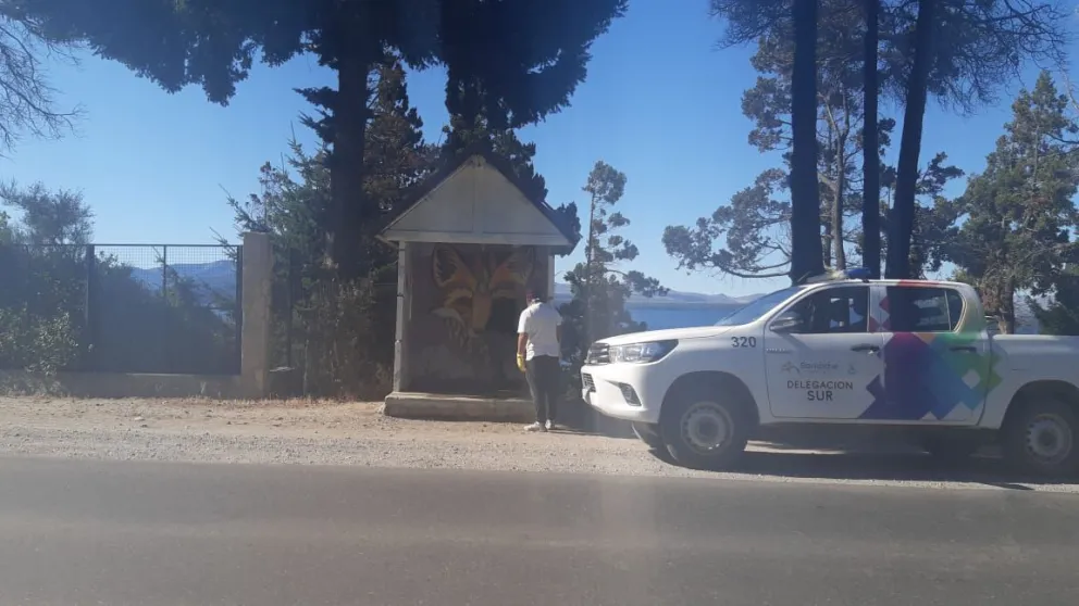 Operativos de desinfección en las garitas de transporte público