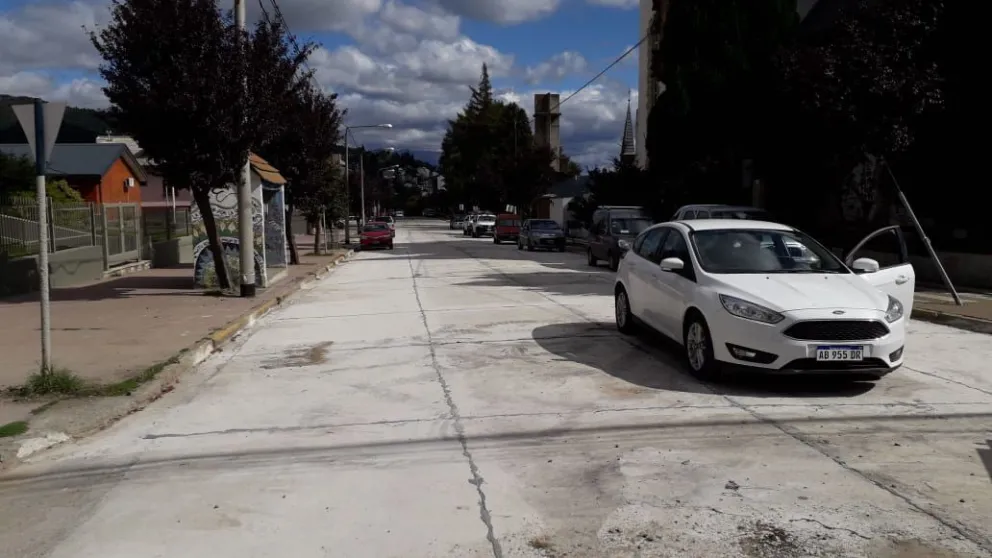 Habilitaron el tránsito en Elflein tras las obras de repavimentación