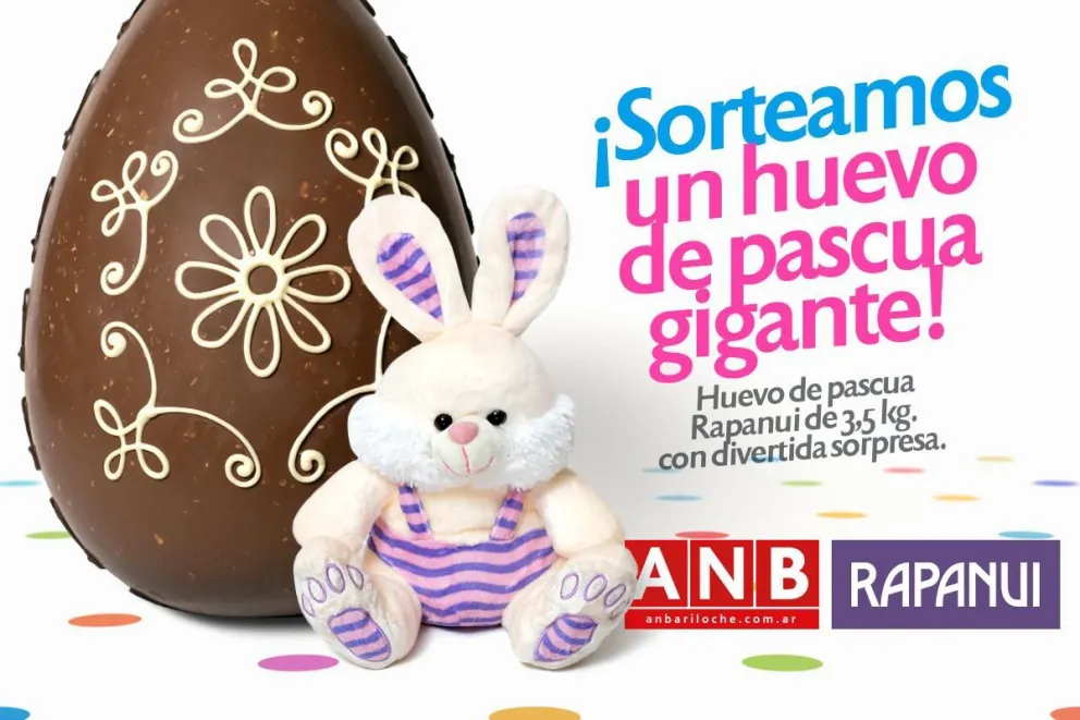¡Mega sorteo de Pascuas! Te podés ganar un huevo gigante de Rapa Nui