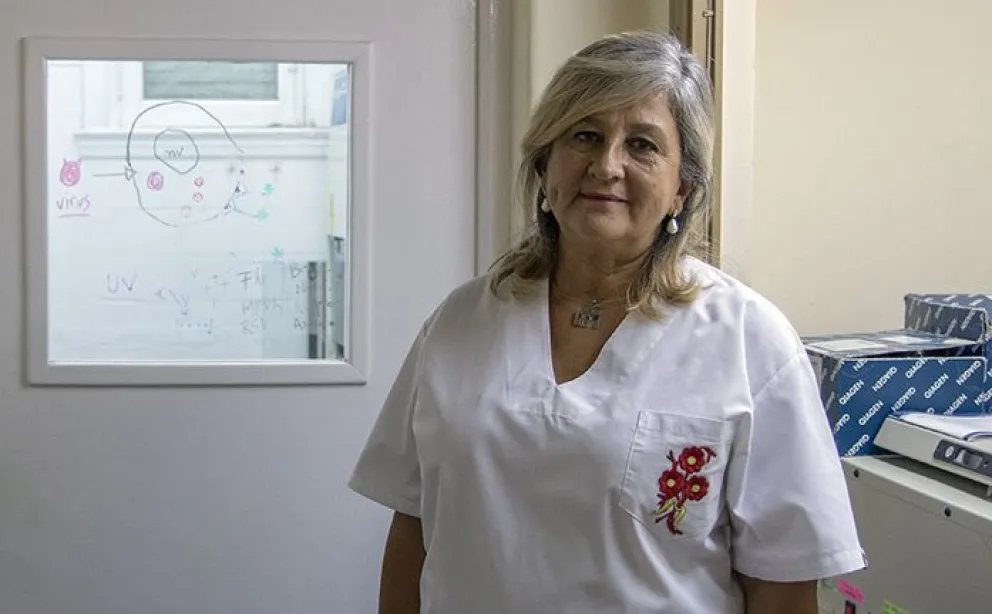 Alicia Cámara, viróloga de la Universidad Nacional de Córdoba 