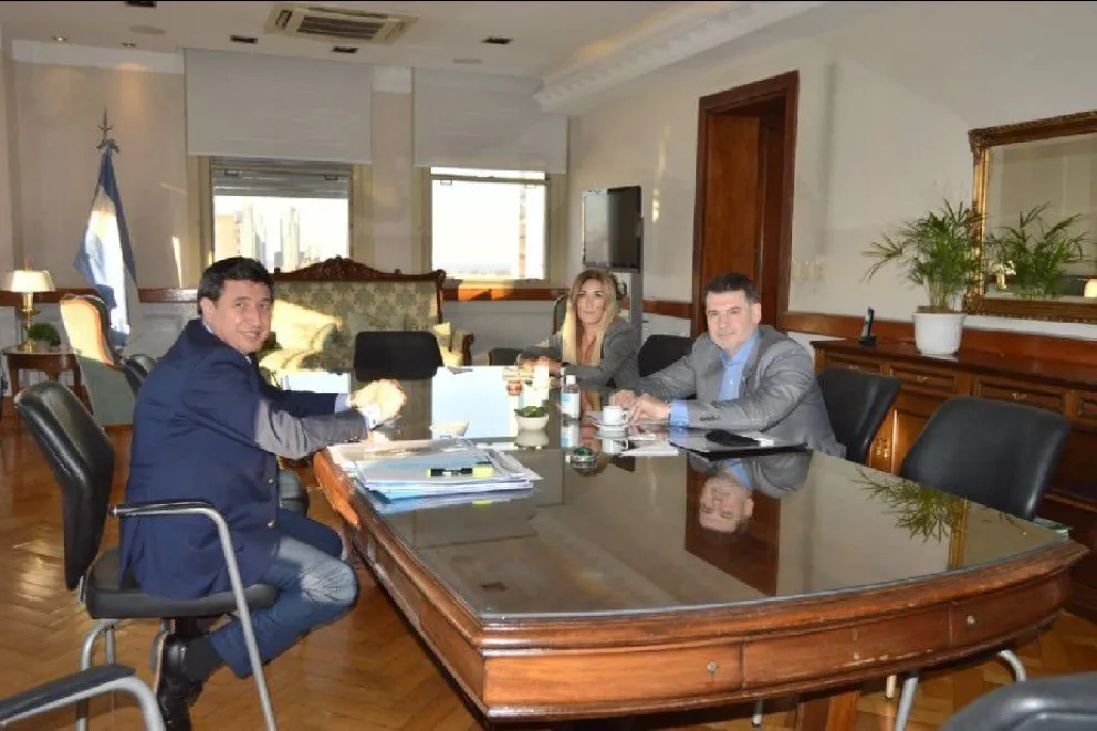 Reunión con el ministro de Desarrollo Social de Nación