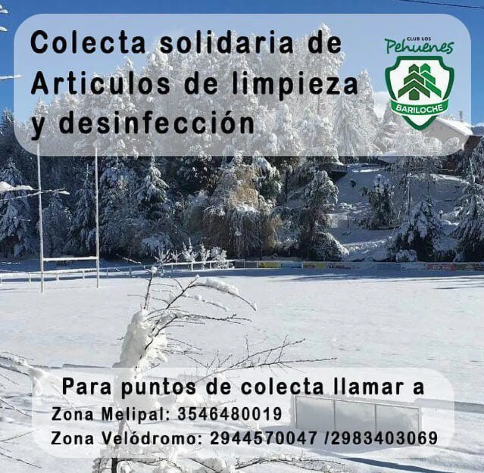 Desde el club Pehuenes, otra gran campaña para ayudar