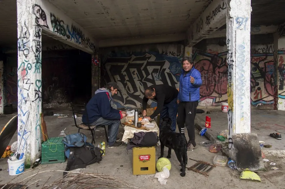 Desde el municipio informaron que están buscando un lugar donde alojarlos.