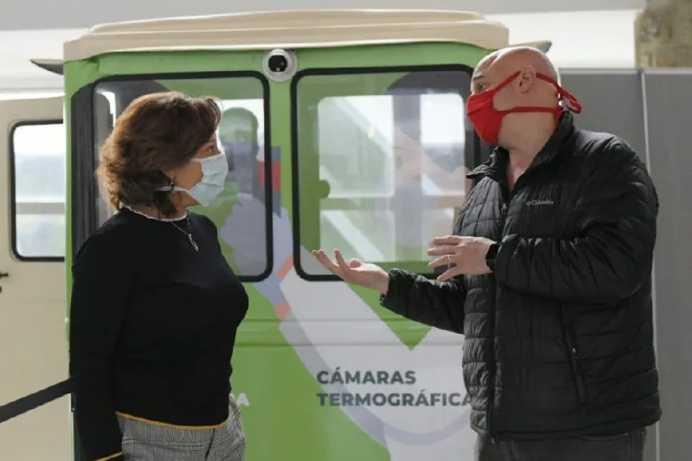 Instalan en el Hospital de Bariloche cámaras de última tecnología que miden la temperatura