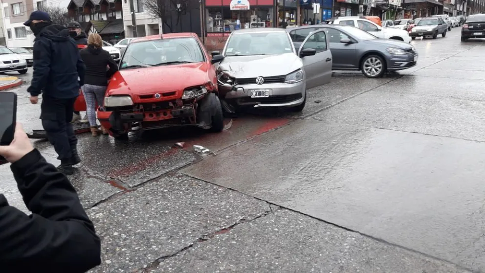 Fuerte choque en Gallardo