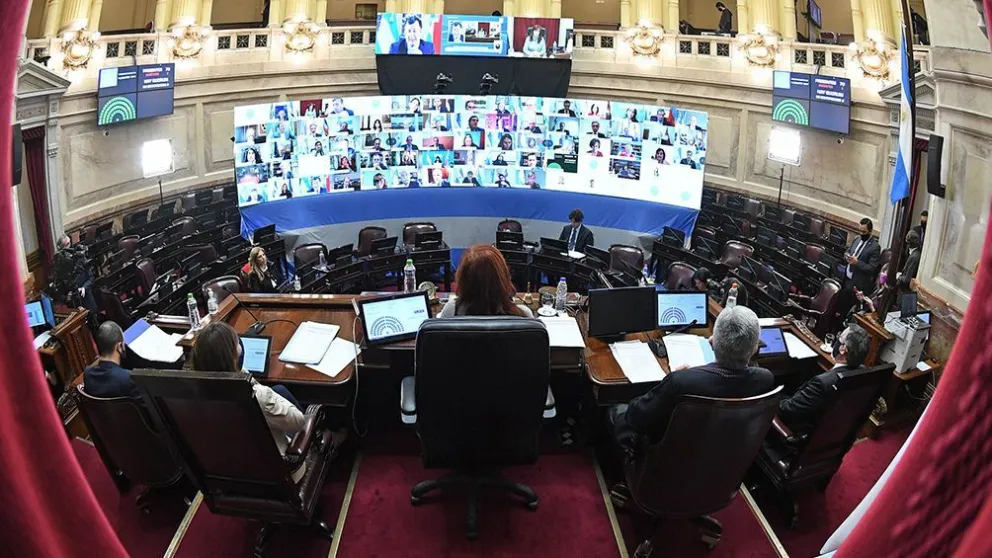 El Senado aprobó las leyes de alquileres y de educación a distancia