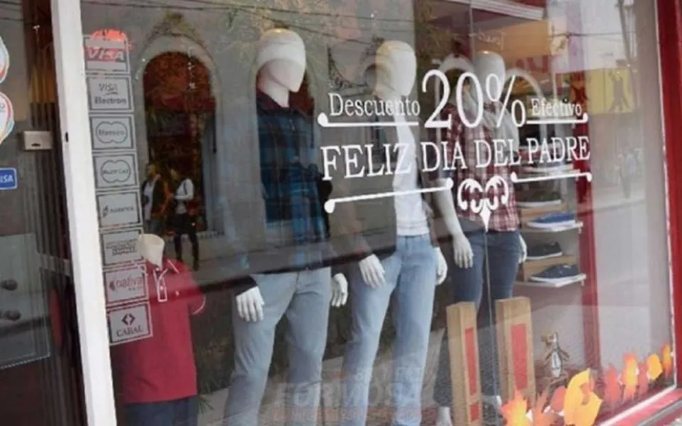 Las ventas por el Día del padre cayeron un 44%